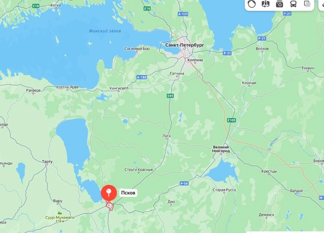 Близко с Ленобластью: в соседнем регионе ограничивают интернет | Источник: «Яндекс. Карты»