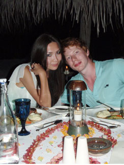 В декабре 2011 года Никита отвез Аиду на Мальдивы и устроил сюрприз - ужин на берегу океана при свечах