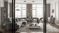 Строгость и нежность: квартира 275 м² в Астане