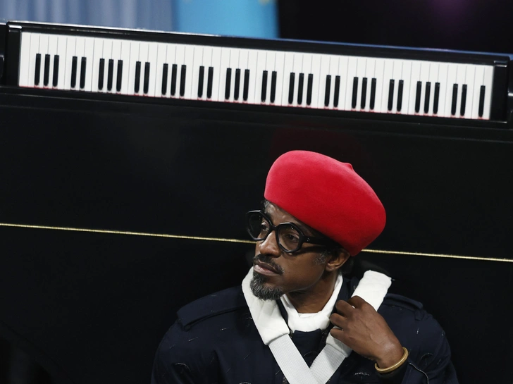 Andre 3000 на Met Gala 2025 | Источник: JOHN ANGELILLO
