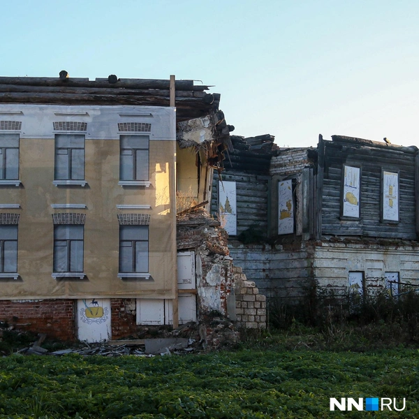 Историческое здание пострадало из-за взрыва газа | Источник: Наталья Бурухина / NN.RU