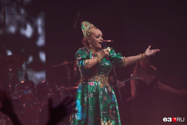 Надежда Кадышева большую часть песен исполнила сама | Источник: Роман Данилкин / 63.RU