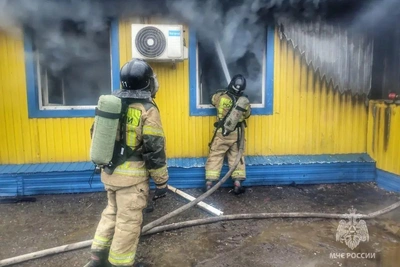 В Кургане ликвидировали пожар на улице Достоевского