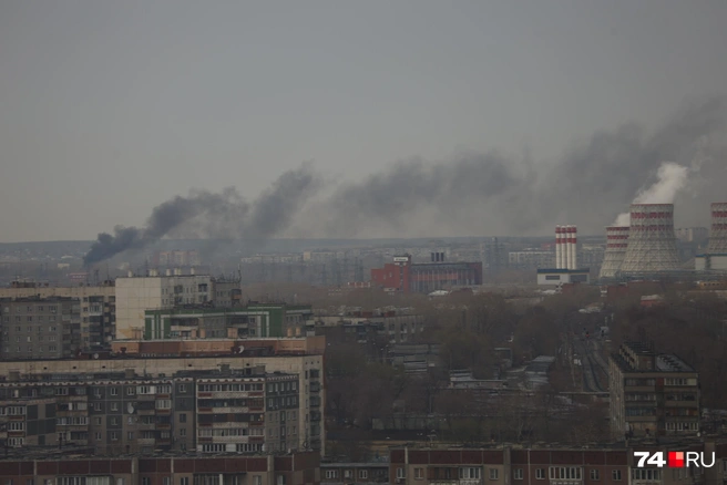 Огонь виден из центра города | Источник: Наталья Лапцевич