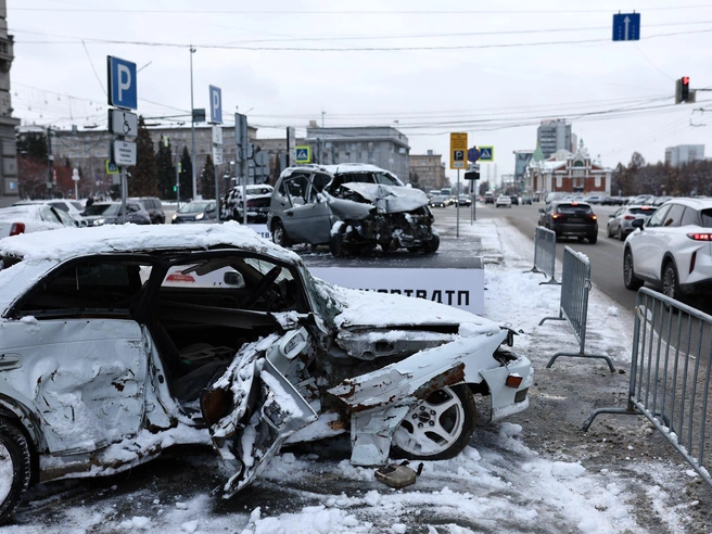 Не все автовладельцы приняли участие в акции | Источник: Александр Ощепков / NGS.RU