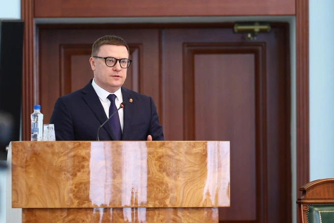 Глава региона отметил, что участникам СВО, как в свое время ветеранам Великой Отечественной войны, предстоит заниматься развитием России | Источник: Наиль Фаттахов / Пресс-служба правительства Челябинской области