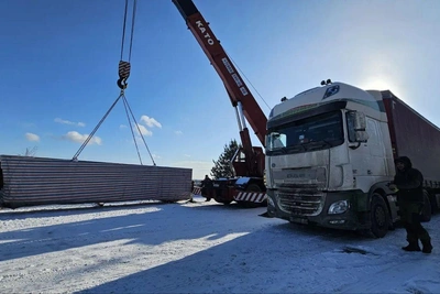 Из Китая в Волгоград привезли детали для колеса обозрения