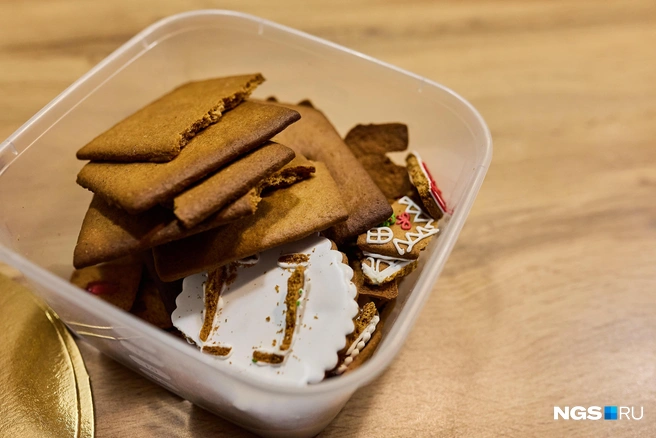 Так выглядят пряники, из которых и строят пряничные дома | Источник: Александр Ощепков / NGS.RU