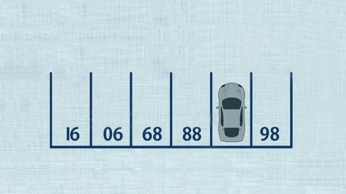 Мини-тест на нестандартное мышление: Какой номер скрывается под припаркованной машиной?