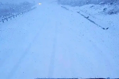 На Р-257 убрали снег и восстановили движение