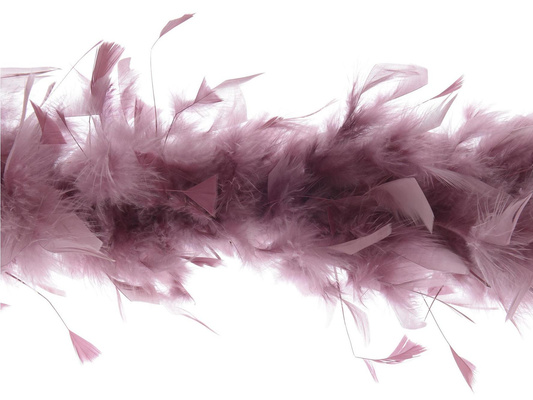 Гирлянда из перьев «Боа», розовая, Kaeming