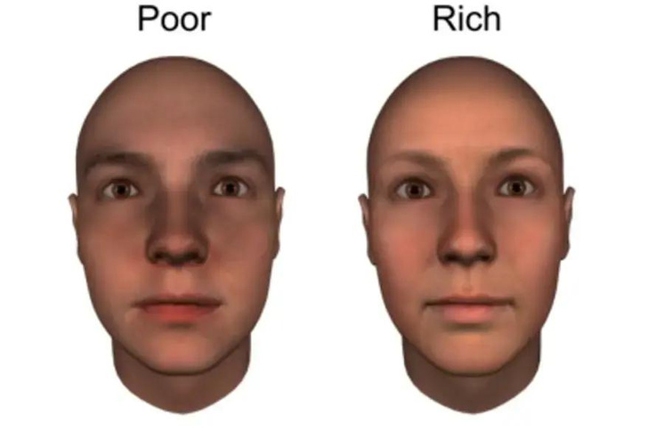 Ученые выяснили, как различаются лица богатых и бедных людей