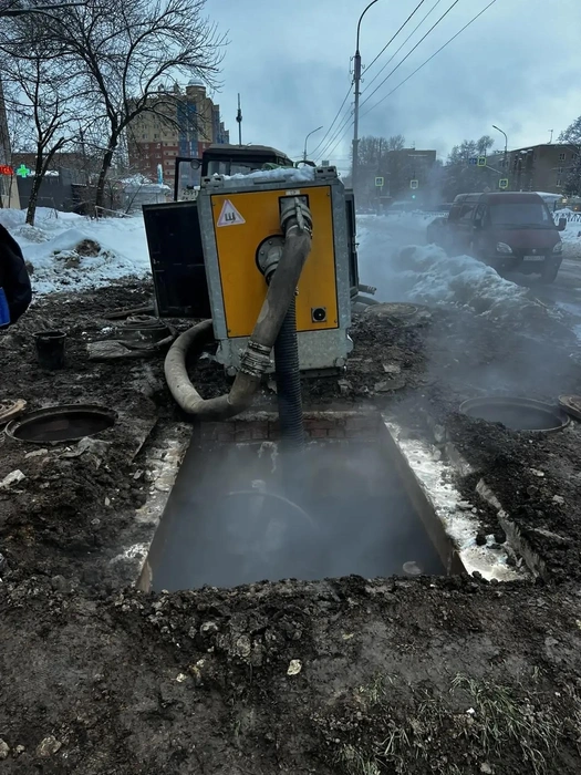 Устранение аварии на Черновицкой | Источник: Администрация города Рязани