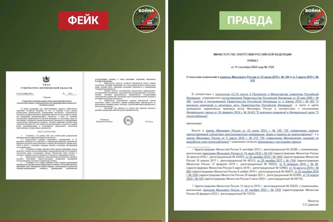 Источник: Телеграм-канал «Война с фейками. Воронежская область» / T.me