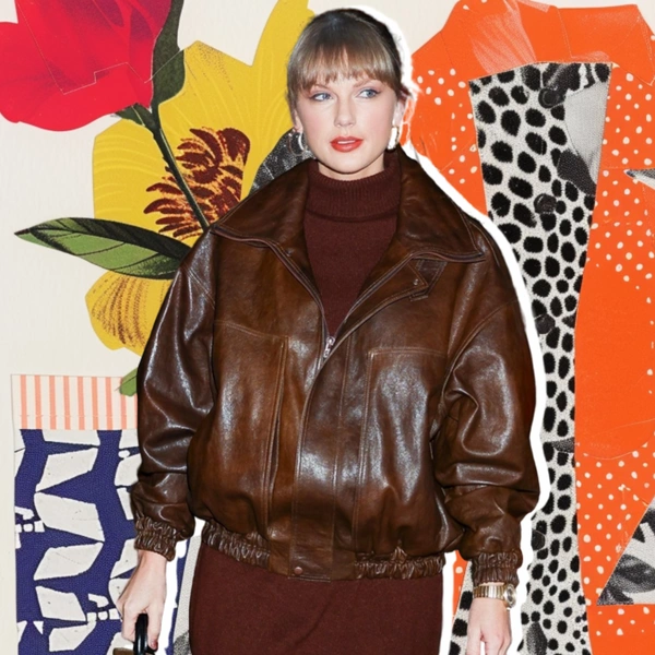 Коричневое платье-свитер как у Тейлор Свифт — теплое и модное решение на зиму 2025/26 | Источник: theGirl