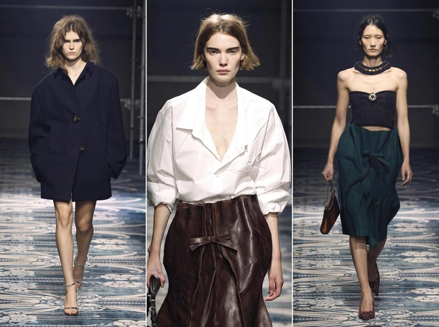 Свободная юбка, низкий каблук, no makeup: как Prada подарили нам удобный гардероб в офис