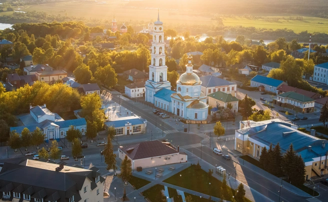 Кашира — тихий и живописный городок на берегу Оки, дорога туда от Москвы займет около 2 часов | Источник: Пресс-служба Губернатора и Правительства Московской области