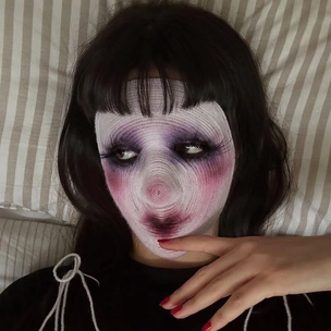 Yarn makeup: как страшный макияж из пряжи стал вирусным