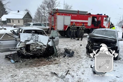 Пенсионерка погибла в аварии под Лугой