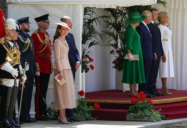 Принцесса Уэльская по традиции делает ставку на классику | Источник: kate_middleton_royal / T.me