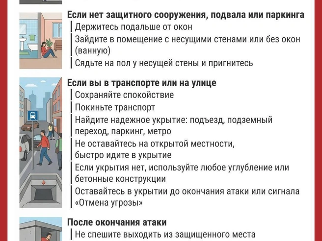 Ключевые правила безопасности необходимо знать и помнить | Источник: Филипп Сапегин / E1.RU