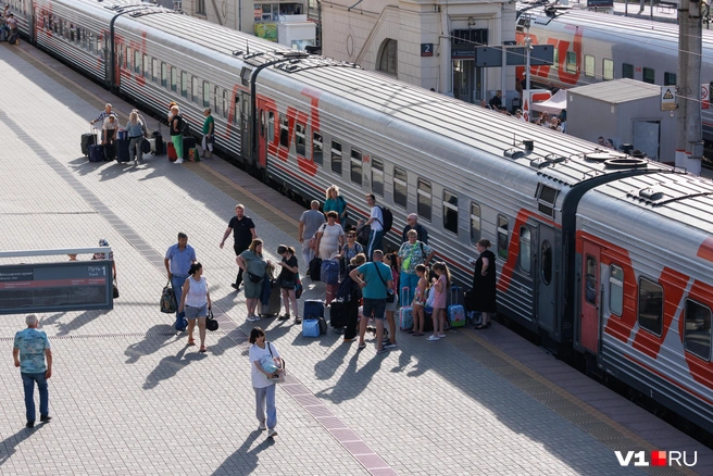 РЖД сообщает о задержке девяти поездов | Источник: Алексей Волхонский / V1.RU