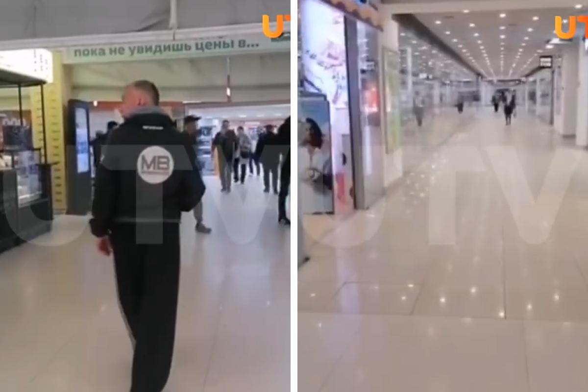 Из уфимского ТЦ «Мир» эвакуировали полтысячи человек — видео