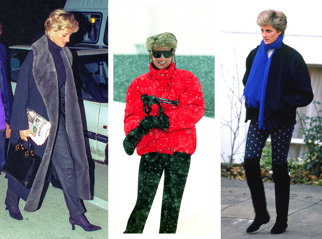 Как принцесса Диана одевалась бы зимой в наши дни — 5 стильных образов, которые вам стоит повторить
