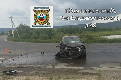 ДТП в Комсомольске-на-Амуре: женщина выехала на встречную полосу