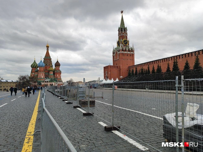 Красную площадь готовят к параду Победы | Источник: Артем Устюжанин / MSK1.RU