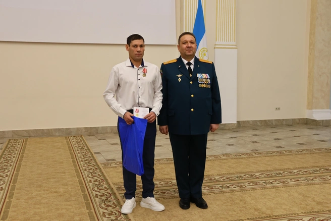 Помог спасти пенсионера | Источник: МЧС Башкирии