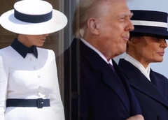 Искусство маскировки: как шляпы Мелании Трамп помогают ей прятаться от королей и президентов