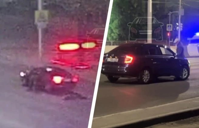 Мужчина умышленно наехал на пешехода | Источник: Прокуратура Красноярского края, «ЧП Красноярск» / Telegram