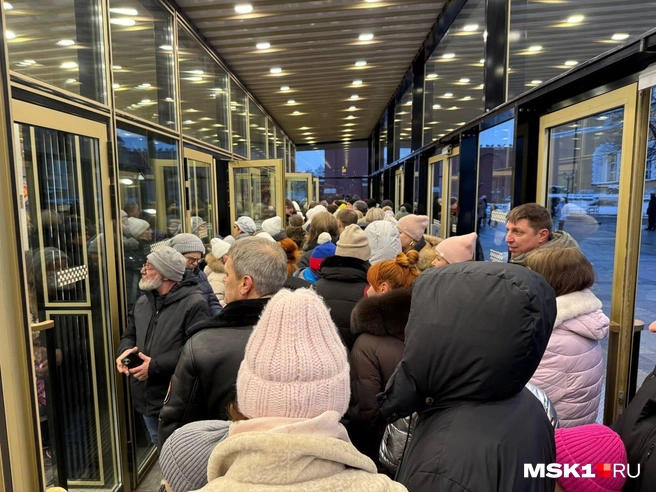 Очереди на вход в Кремль | Источник: Артем Устюжанин / MSK1.RU