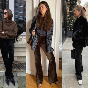 Эти велюровые брюки заменят вам джинсы на зиму: где купить и как правильно стилизовать