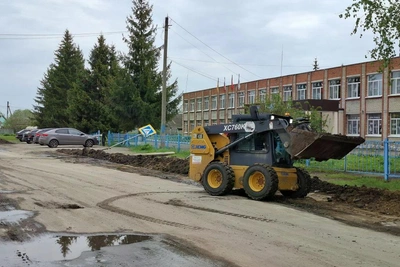 В Вадинске началось благоустройство тротуара на Молодёжной