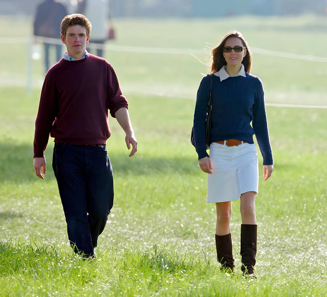 Джеймс Мид и Кейт Миддлтон на Badminton Horse Trials, май 2007 г.