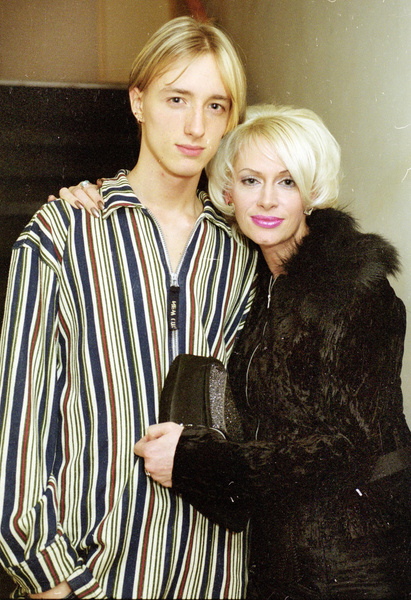 Наталья Гулькина с сыном Алексеем