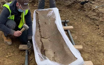 Раскопки ведут тайно: в Йоркшире нашли свинцовый гроб жившей 1600 лет назад знатной дамы