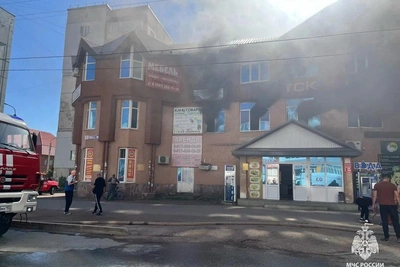 Пожар в ТСК «Солнечный»: что говорят жители