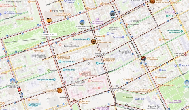 Так выглядит сейчас центр на карте | Источник: Yandex.ru