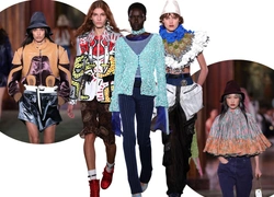 Эмма Стоун, Зендея и сестры Хаим: круизный показ Louis Vuitton в Нью-Йорке