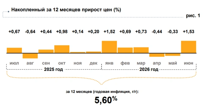 Данные о росте и падении цен за последний год | Источник: Банк России / cbr.ru