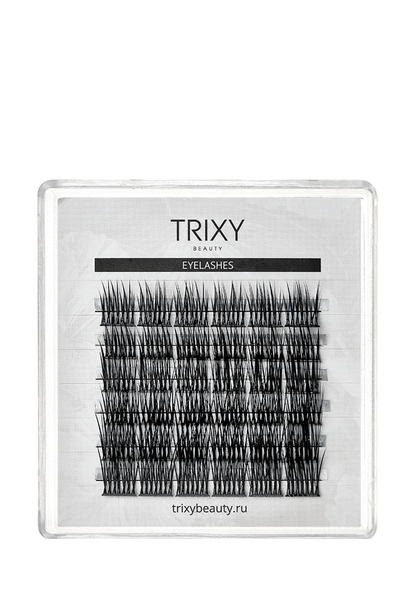 Ресницы накладные Trixy Beauty Flames (0.10 мм, MIX), цвет: черный, MP002XW19M4T — купить в интернет-магазине Lamoda