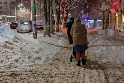 Уфимцы жалуются на снежные заносы, мэрия комментирует