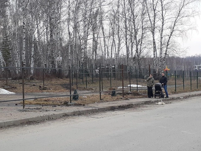 Пустырь огородили забором по всему периметру | Источник: читатель 74.RU