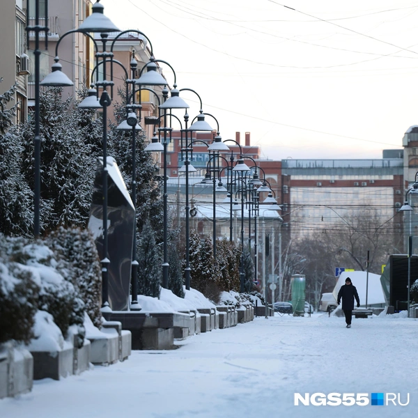 Но есть те, кто спешит поздравит родных с Новым годом  | Источник: Евгений Софийчук / NGS55.RU 