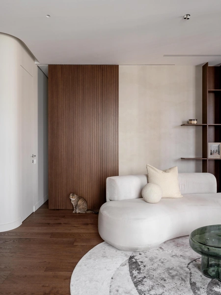 Для кота и его хозяйки: квартира 95 м² в Санкт-Петербурге Для кота и его хозяйки: квартира 95 м² в Санкт-Петербурге