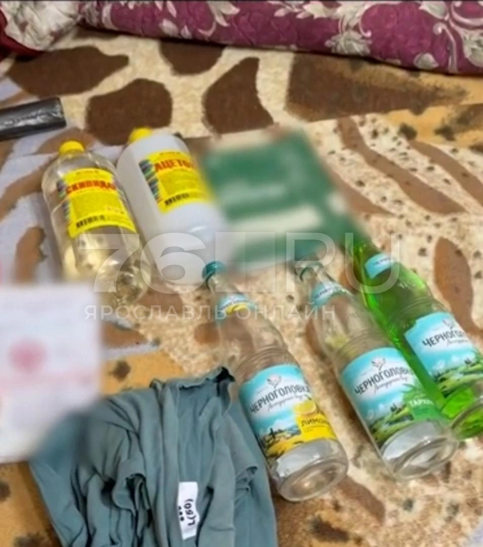 Силовики изъяли из дома задержанного вещества, из которых он планировал сделать зажигательную смесь | Источник: ЦОС ФСБ России