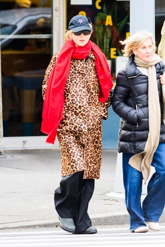 Леопардовый лук: идеальный пример от Дженнифер Лоуренс | marieclaire.ru